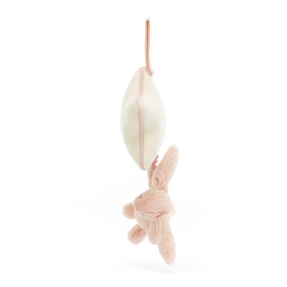 Bashful Blush Bunny Musical Pull - Jellycat - Bubbadue