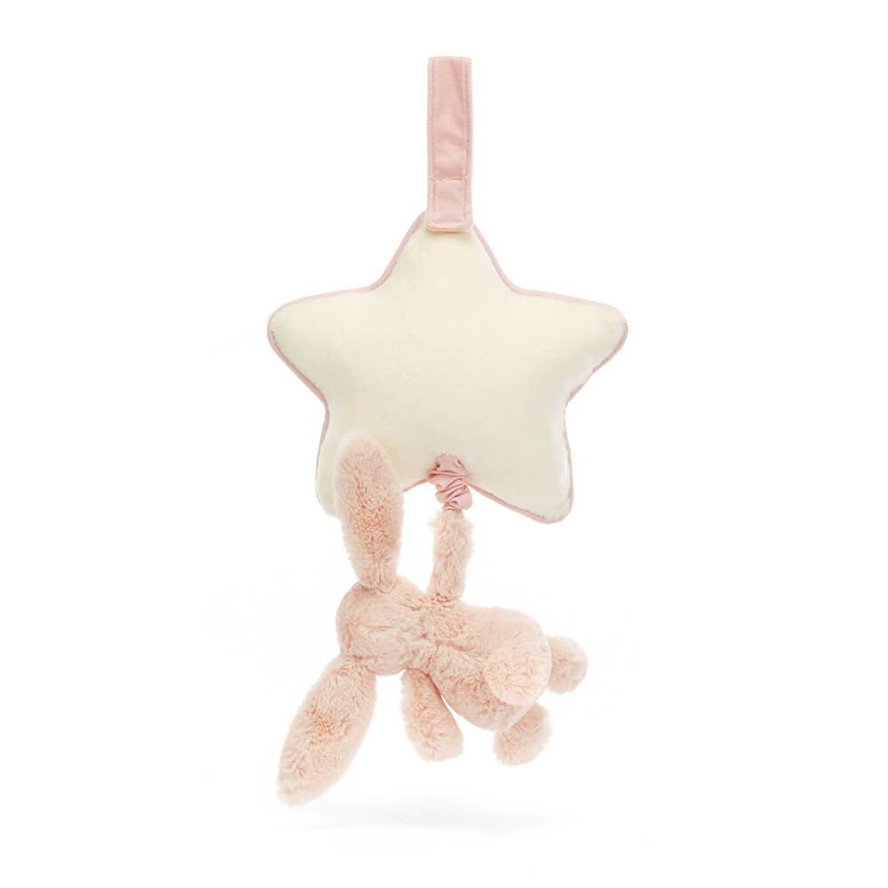 Bashful Blush Bunny Musical Pull - Jellycat - Bubbadue
