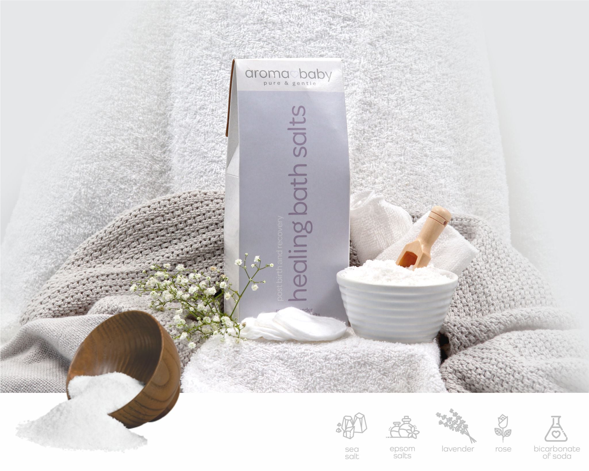 Aroma Baby Healing Bath Salts lifestyle
