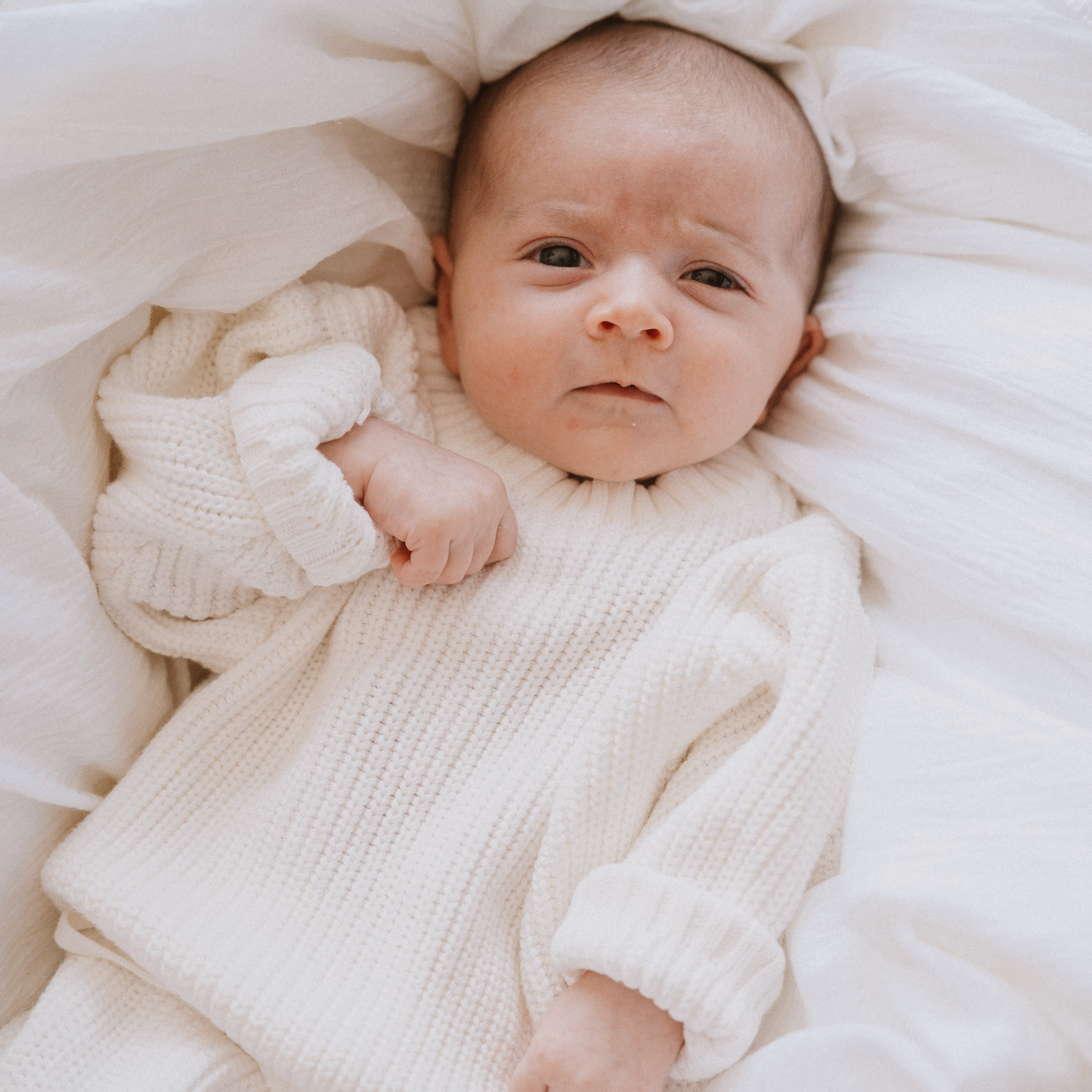 Knitted Tracksuit (0-6 Months) - Sage