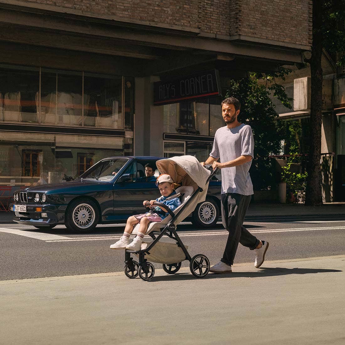 Nuna TRVL lx BMW Collection Stroller - Mica