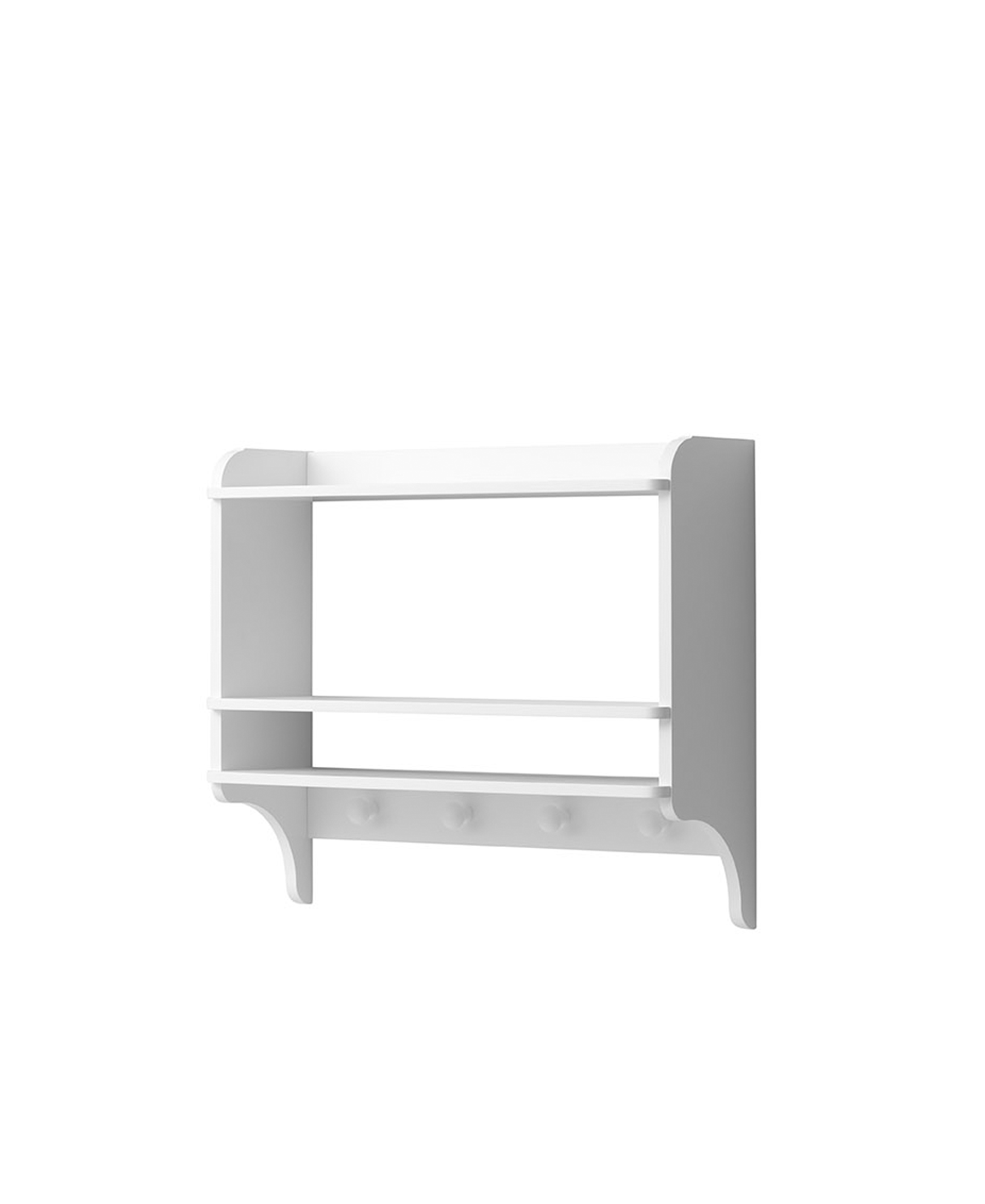 Seaside Bookshelf with hooks - Bubbadue