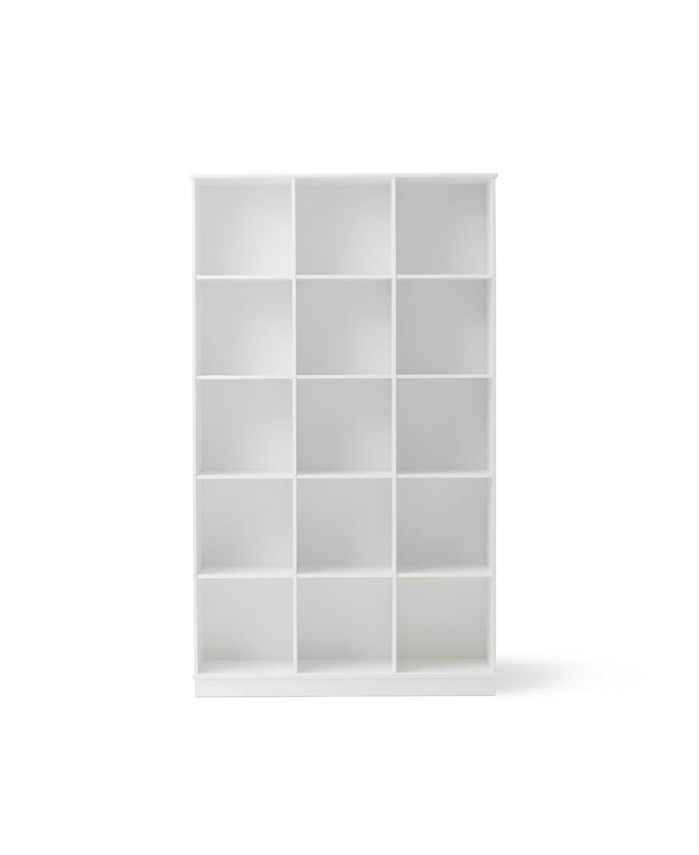 Wood Shelving Unit 3x5 With Base - Bubbadue