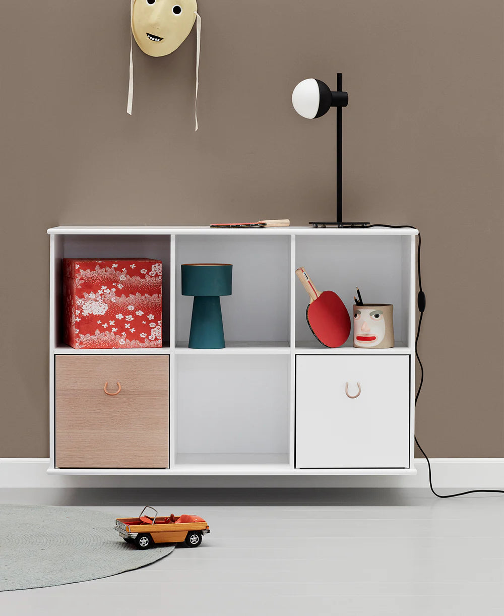 Wood Shelving Unit 3x2 With Support - Bubbadue