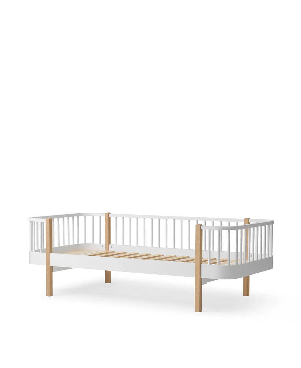 Wood Original Day Bed - White/Oak - Bubbadue