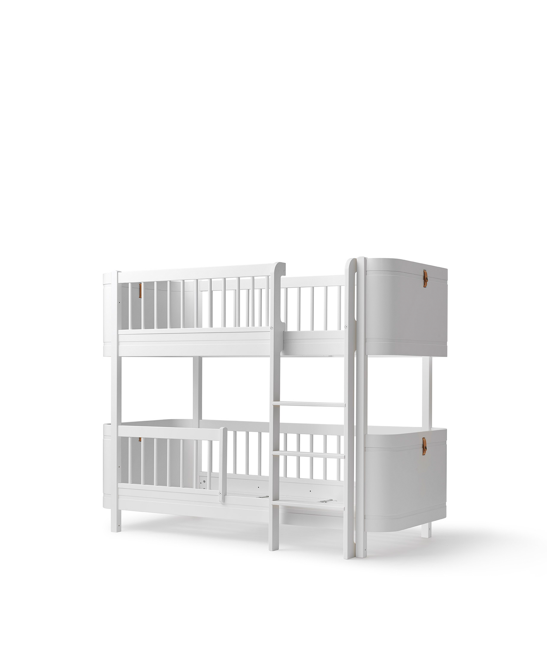 Mini+ Low Loft Bed To Low Bunk Bed - White