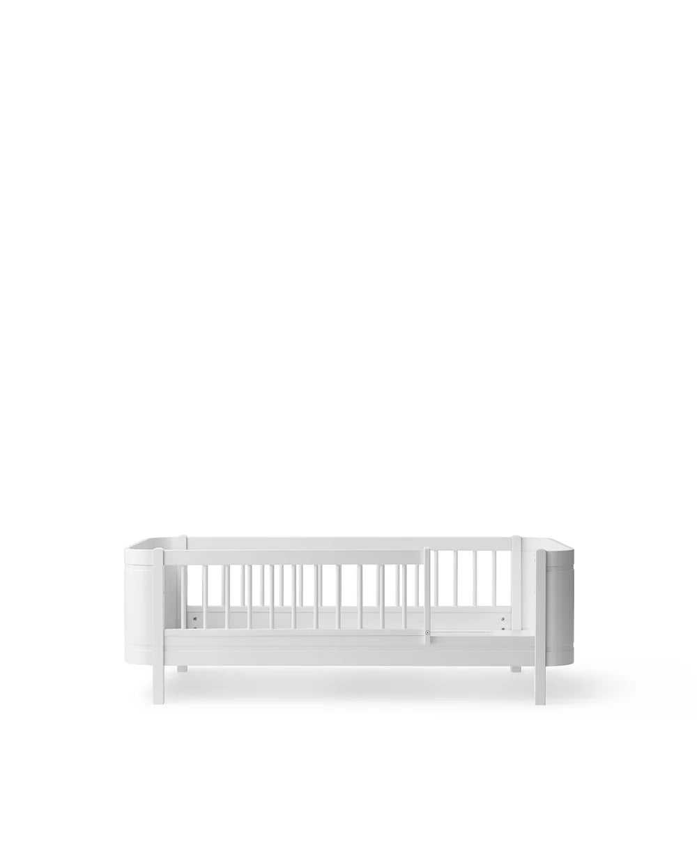 Wood Mini+ Junior Bed - White