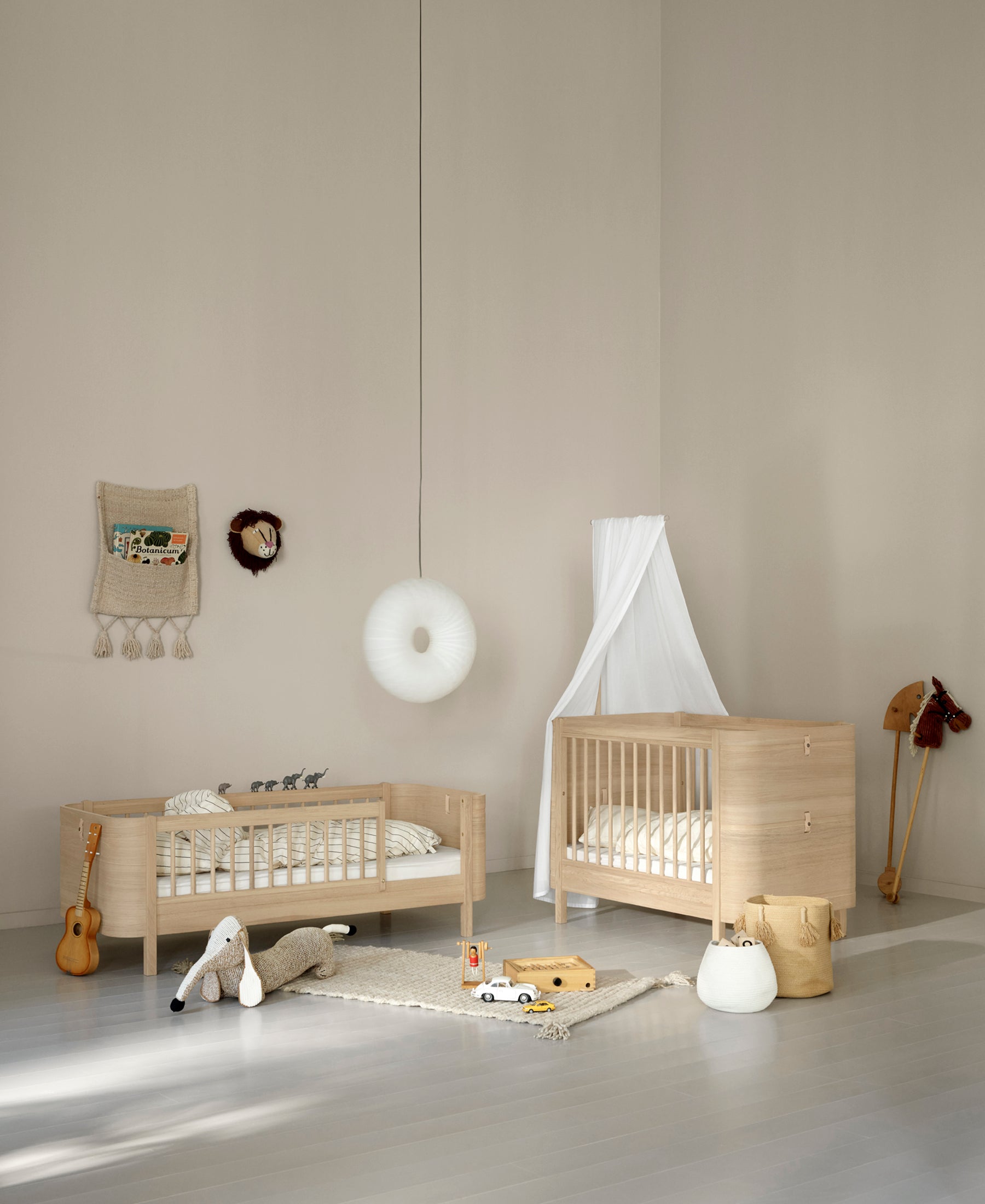 Mini+ Sibling Kit (Additional Parts To Mini+ Cot Bed Incl. Junior Kit) - Oak