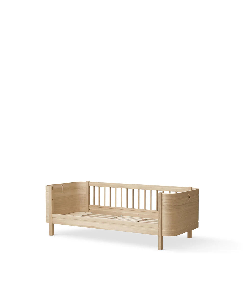 Wood Mini+ Junior Bed - Oak