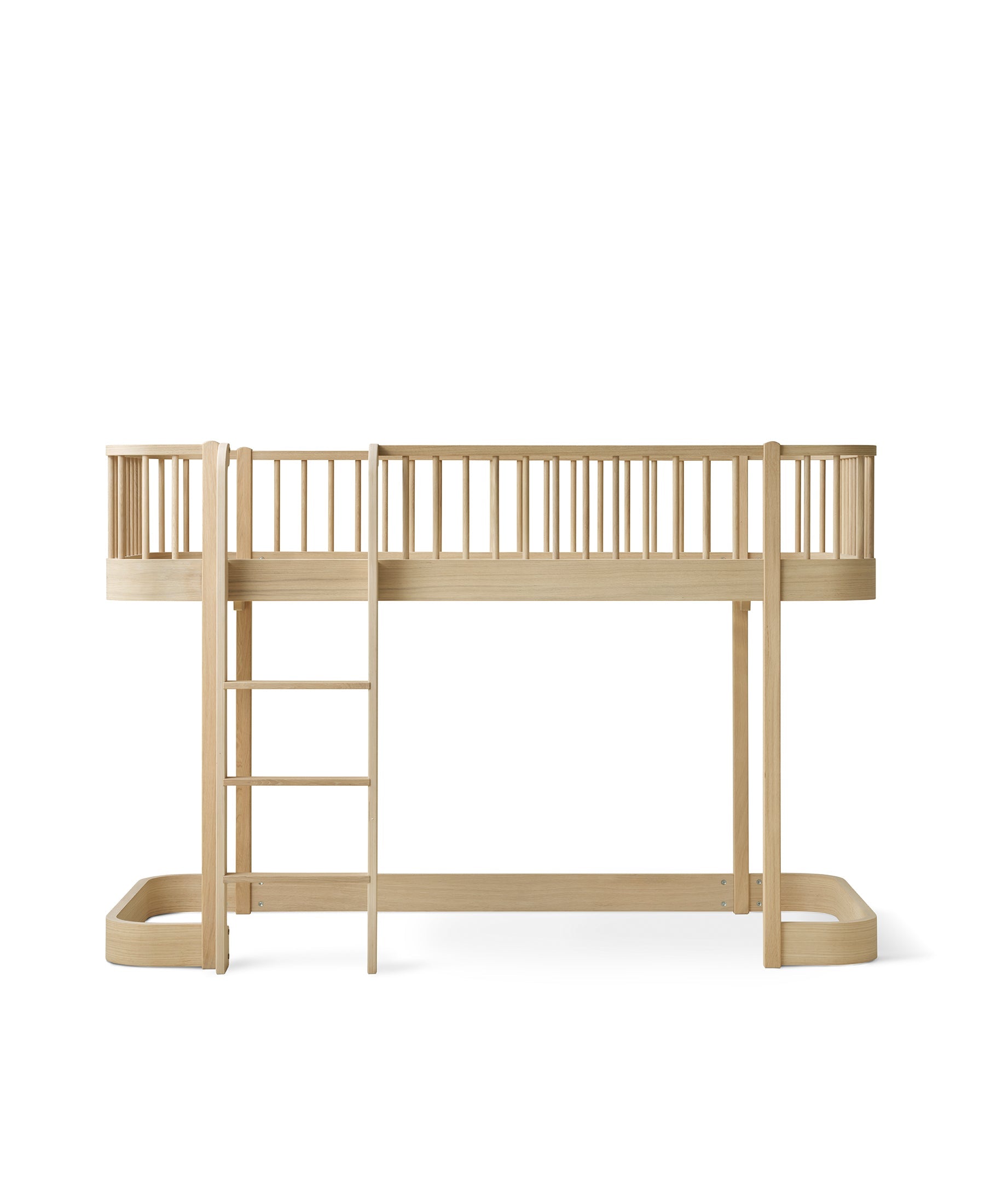 Wood Original Low Loft Bed - Oak