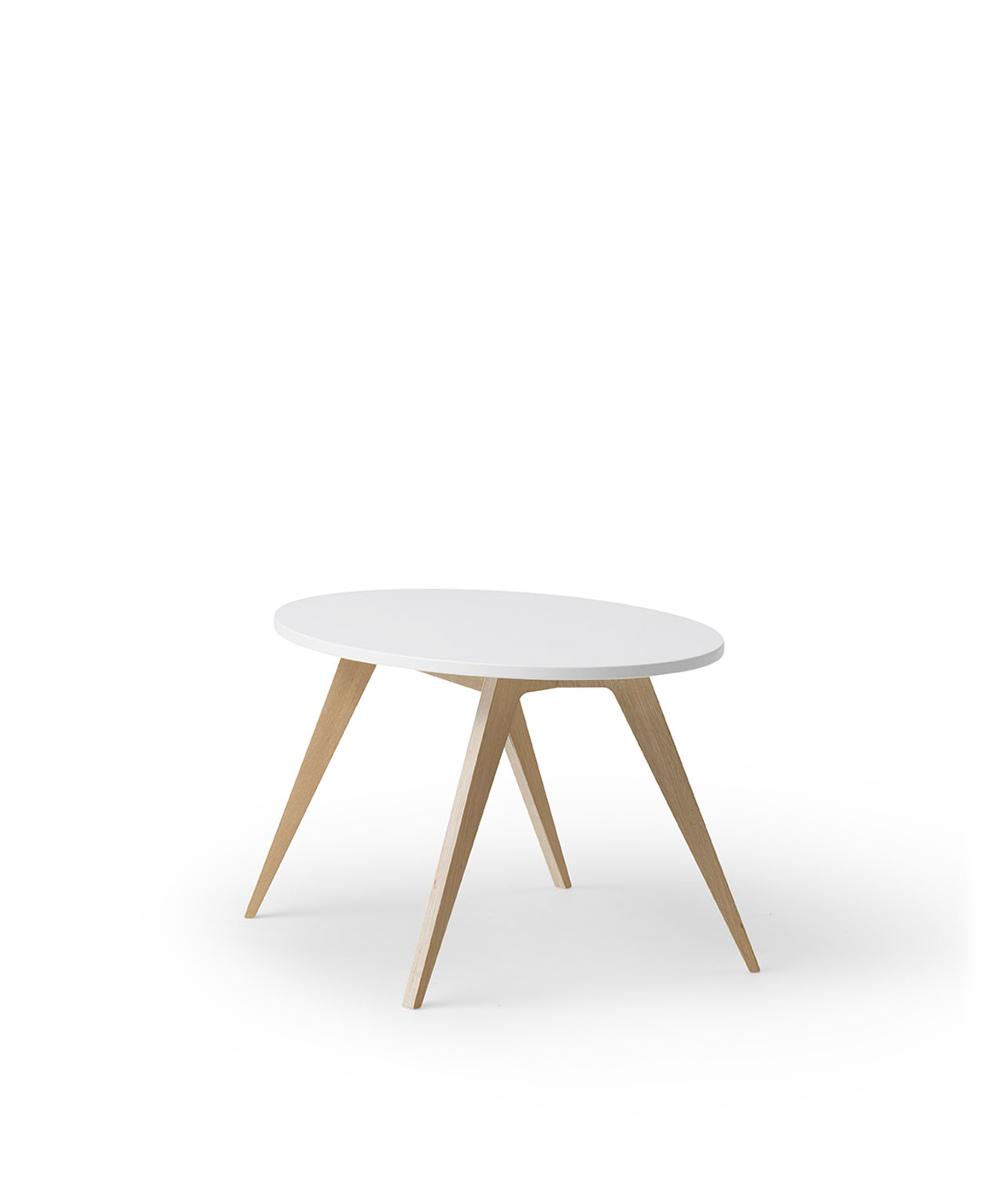 Wood PingPong table, white/oak - Bubbadue