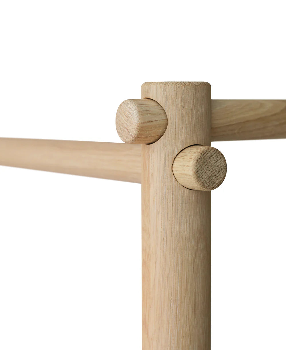 Camp Canopy Bed - White/Oak - Bubbadue