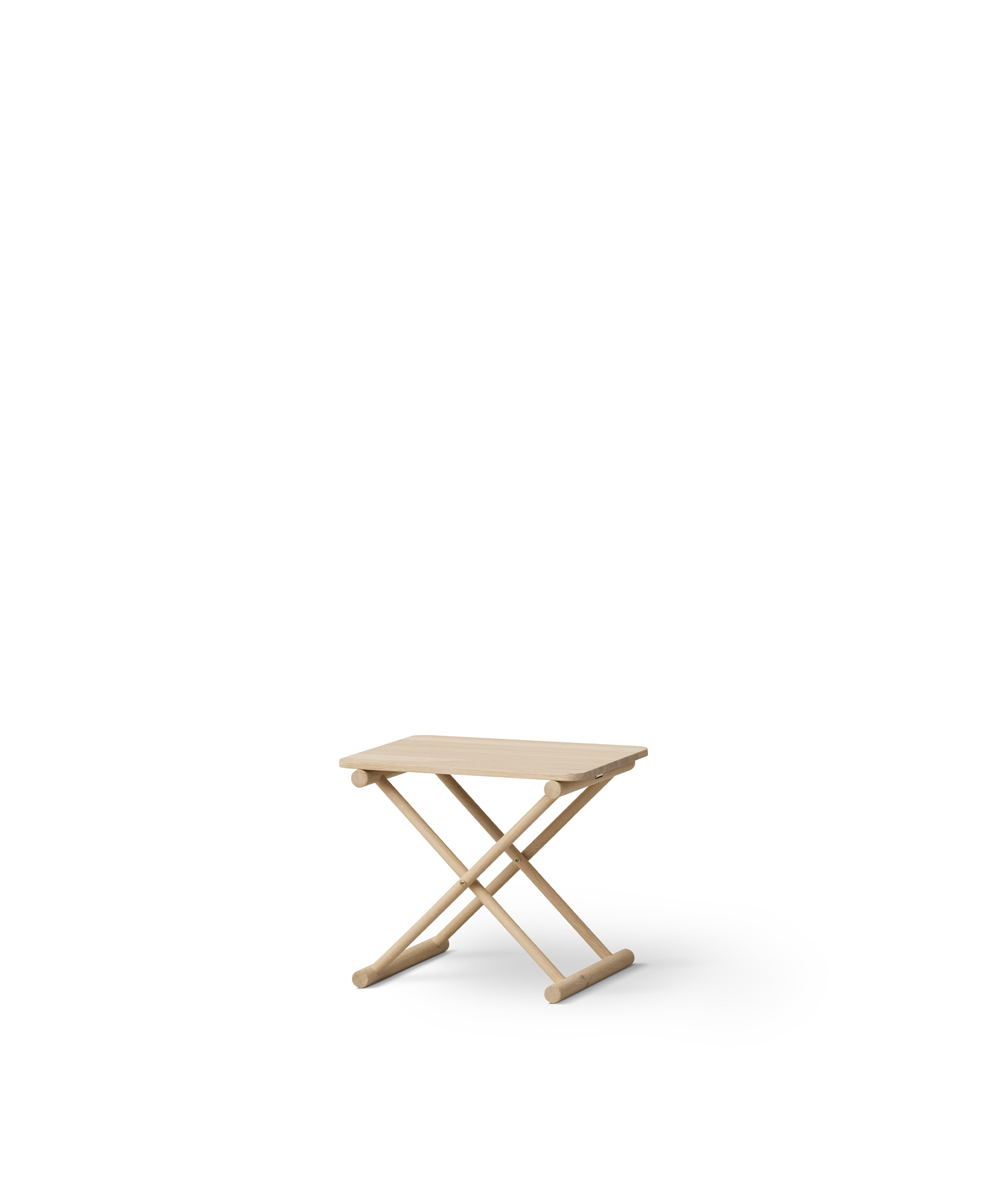 Camp Bed Table Low - Oak - Bubbadue