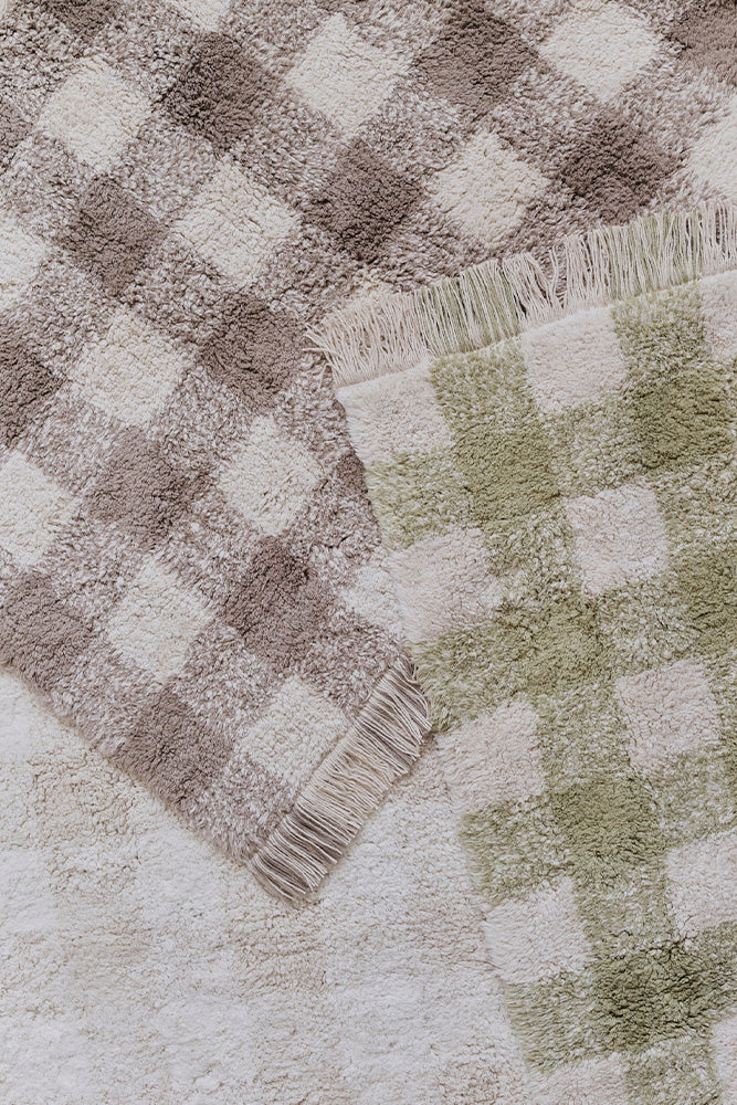 Lorena Canals Washable Rug Vichy - Marron