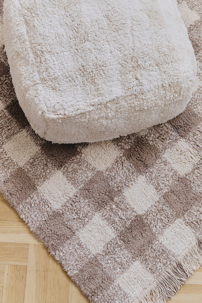 Lorena Canals Washable Rug Vichy - Marron