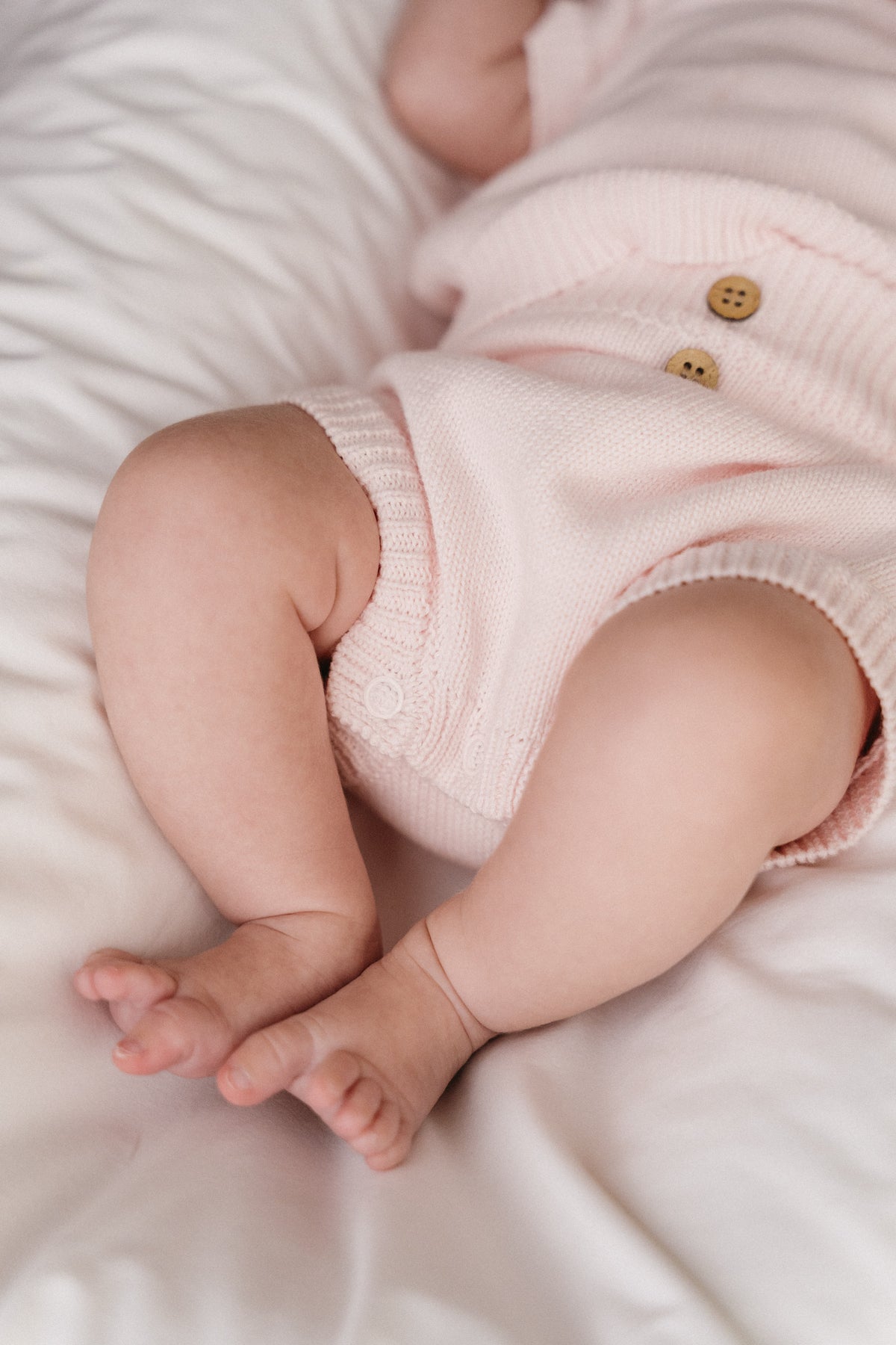 Bubbadue cream knitted top and bloomer set for babies and toddlers