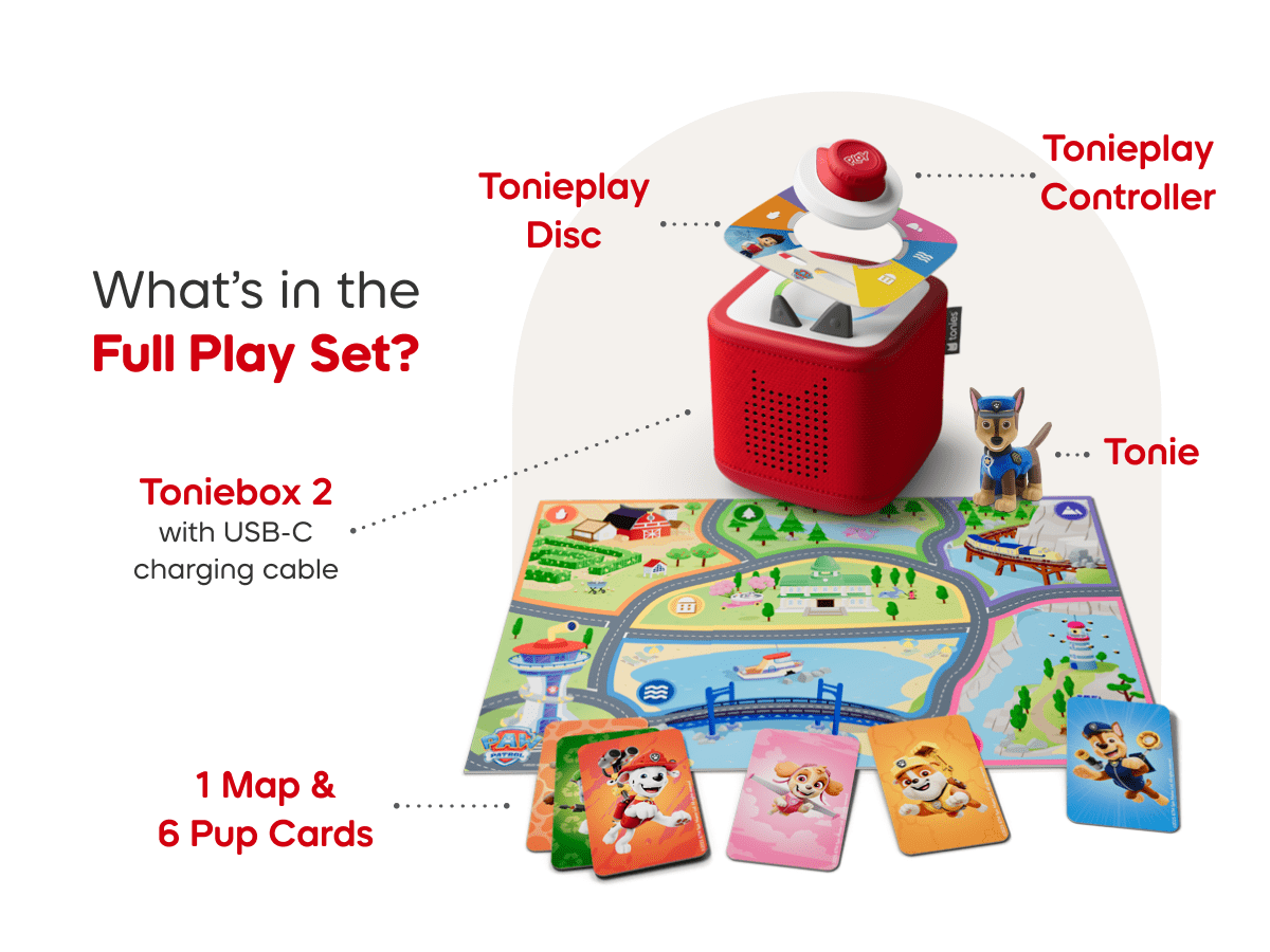 Toniebox 2 PAW Patrol Play Set, Moon Grey