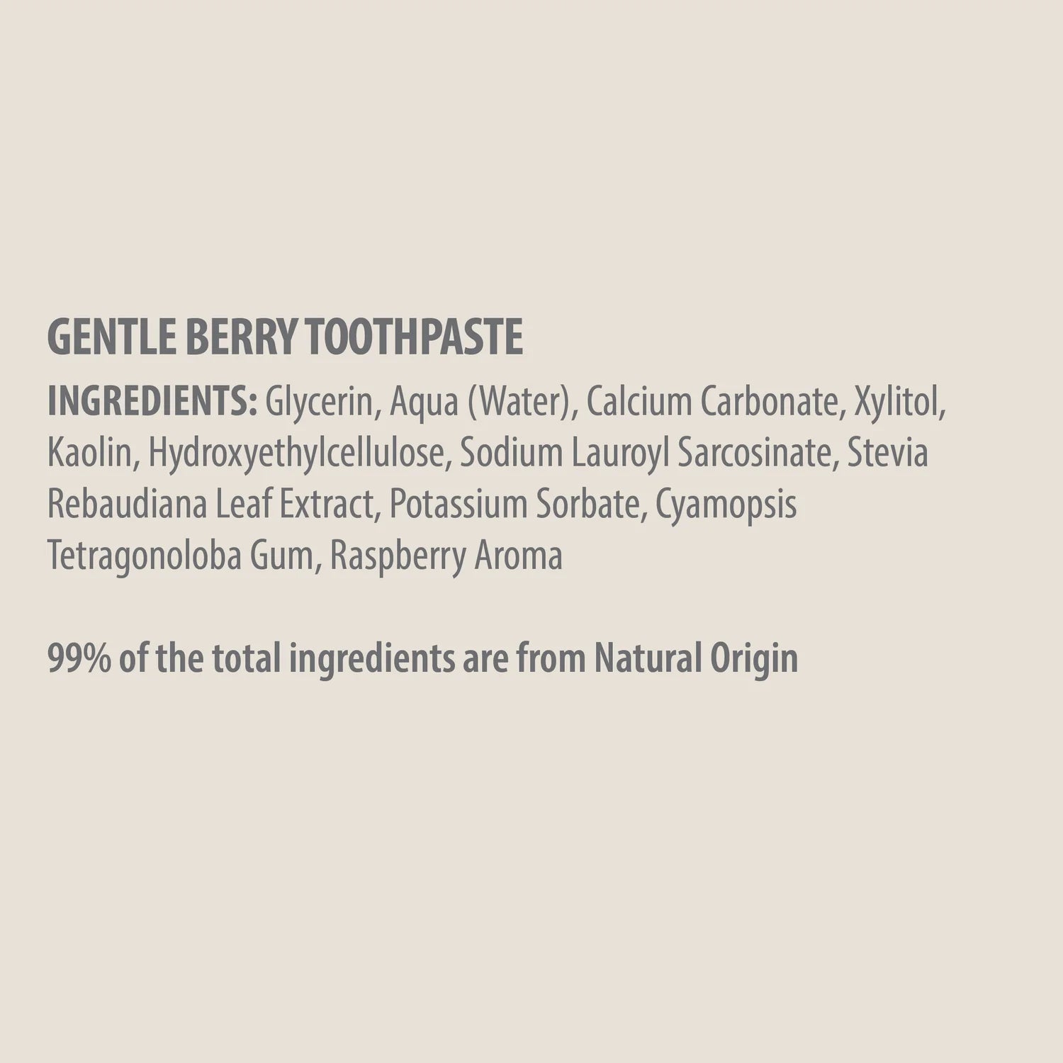 Gentle Berry Toothpaste 75ml