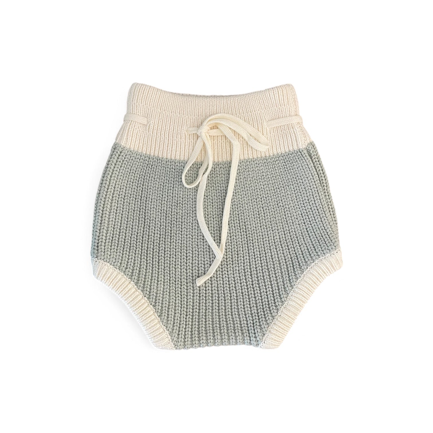 Knitted Jersey And Bloomers Set (0-6 Months) - Sage - Bubbadue
