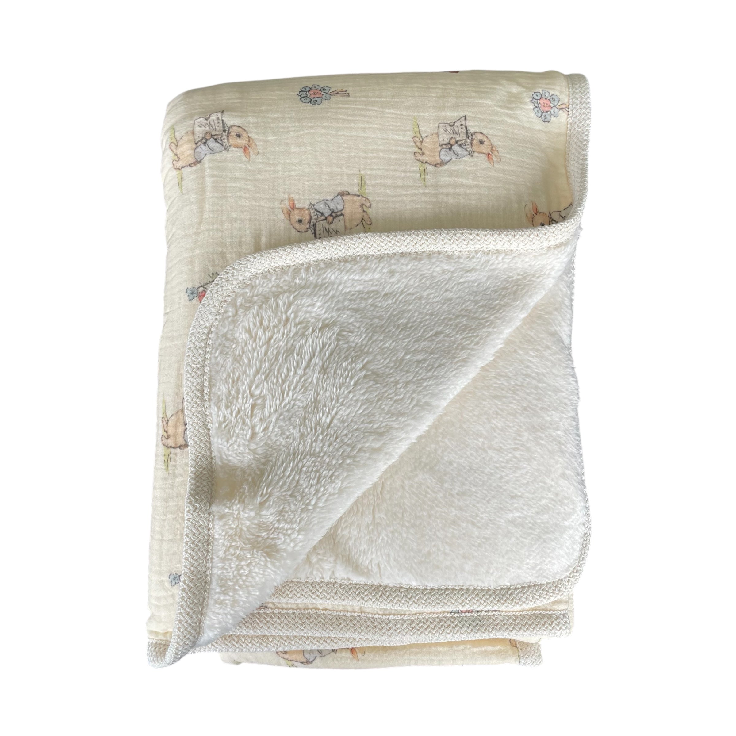 Sienna Deluxe Fleece Blanket - Rabbit