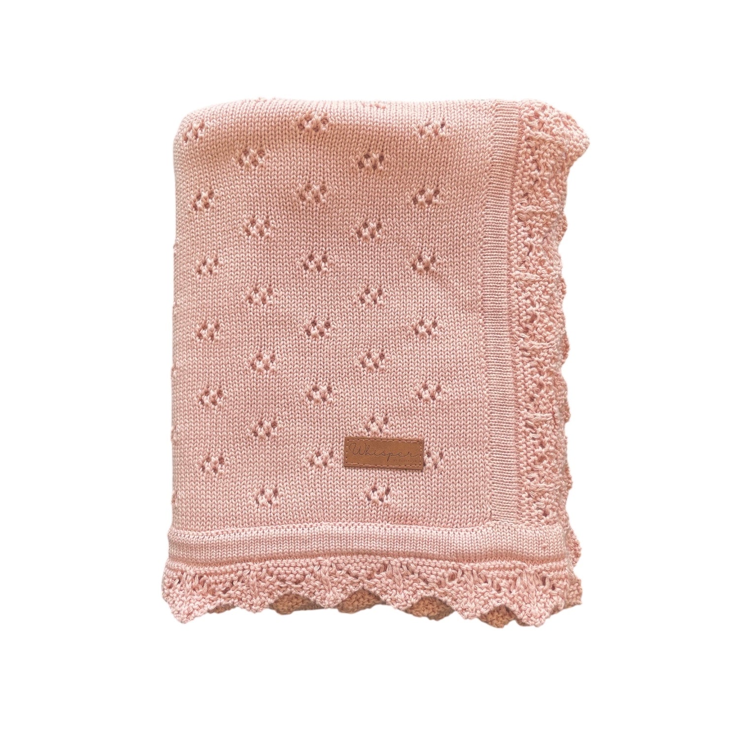 Dusty Pink - Whisper Luxury Knitted Blanket