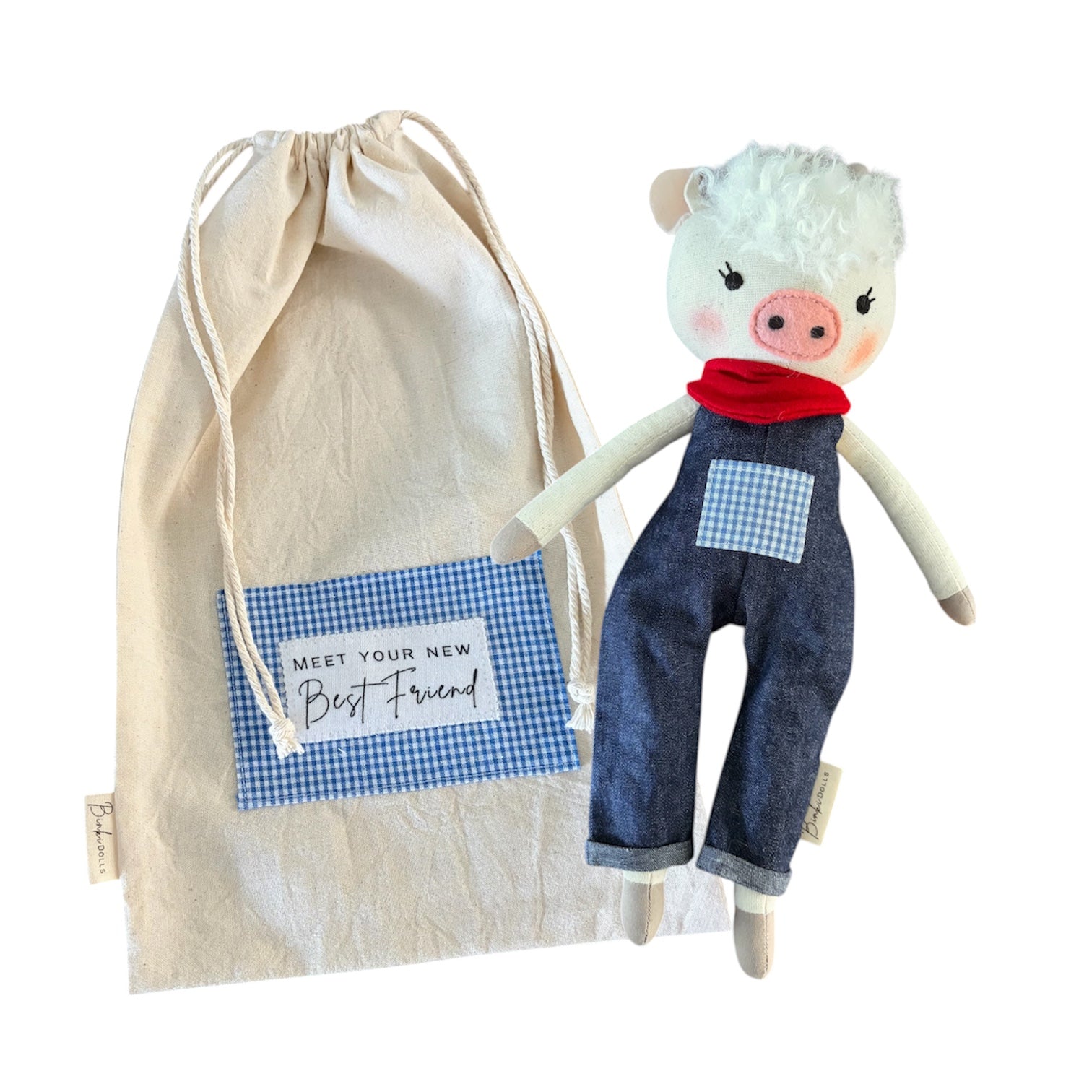 Cameron the Cow - Binki Doll