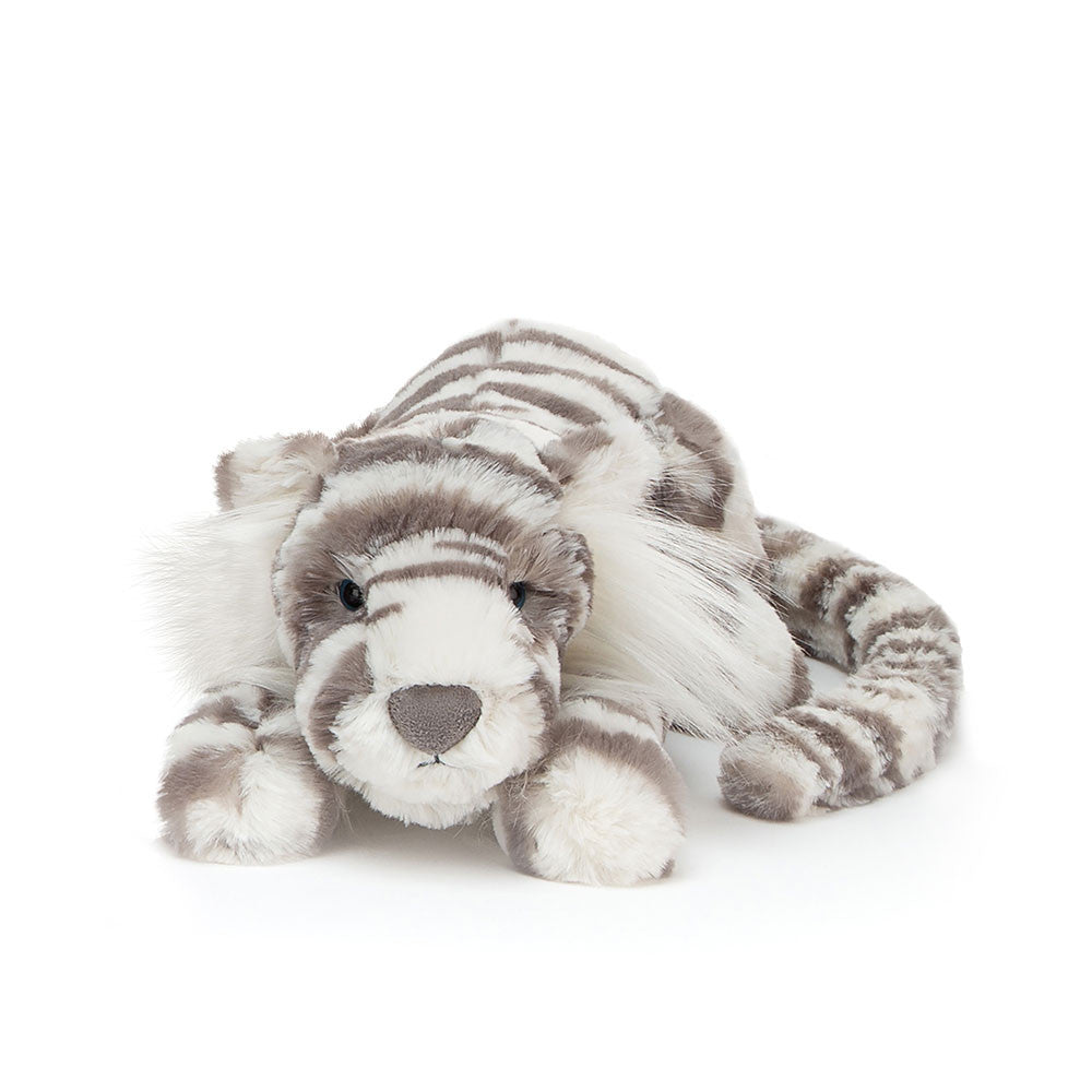 Sacha Snow Tiger Little - Jellycat - Bubbadue