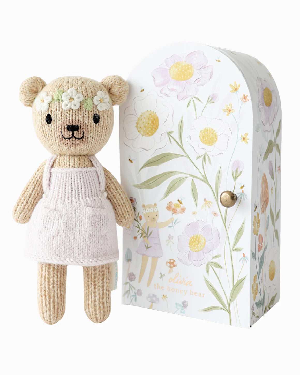 Tiny Olivia the Honey Bear - Cuddle + Kind - Bubbadue