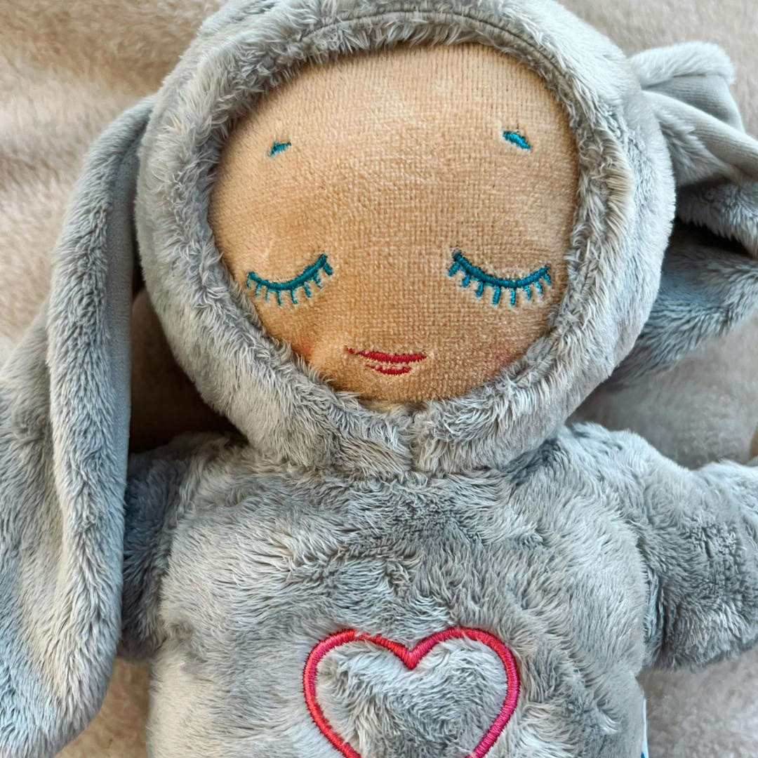 Fluffy Grey Bunny - Lulla Doll Outfit