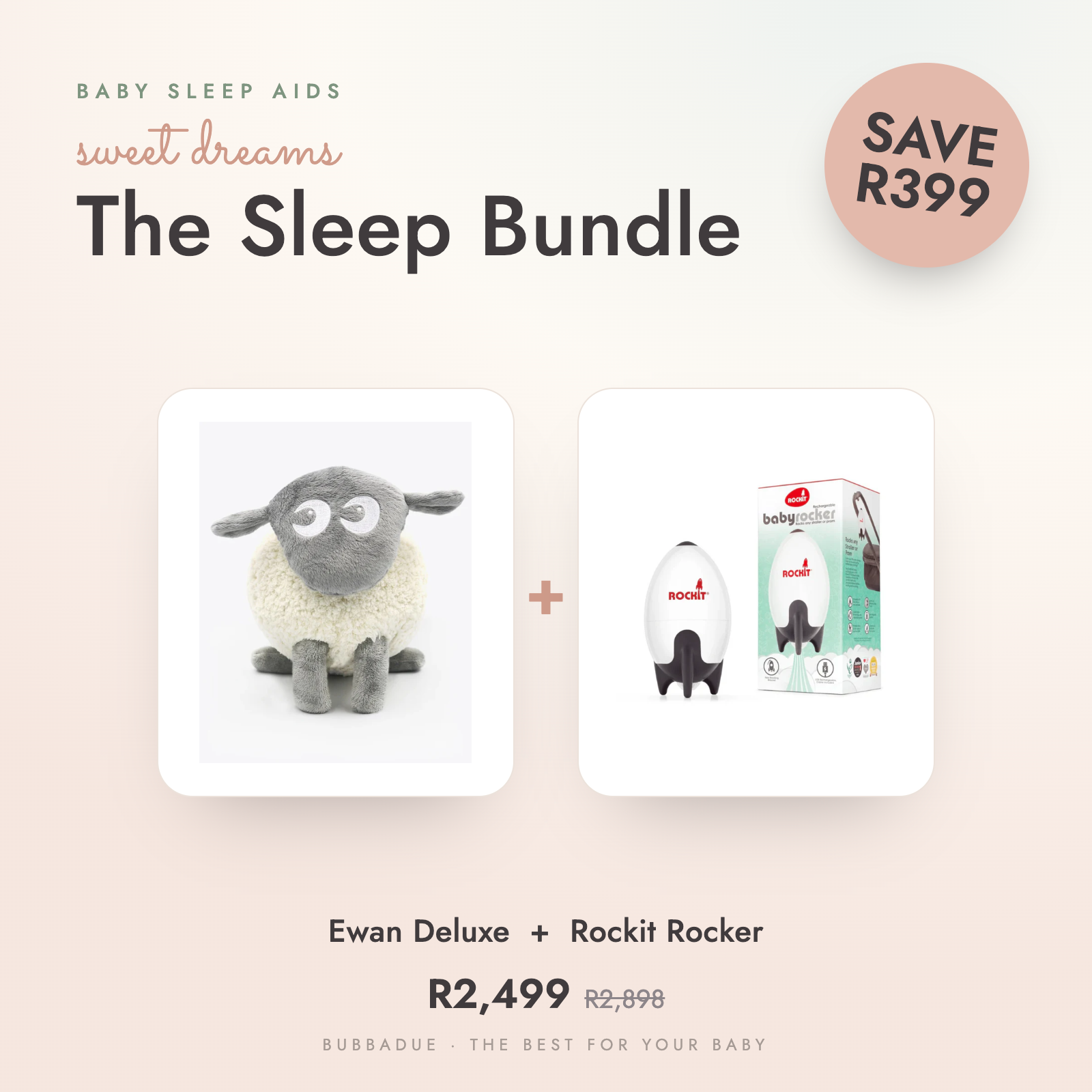 The Sleep Bundle — Ewan Deluxe Grey + Rockit