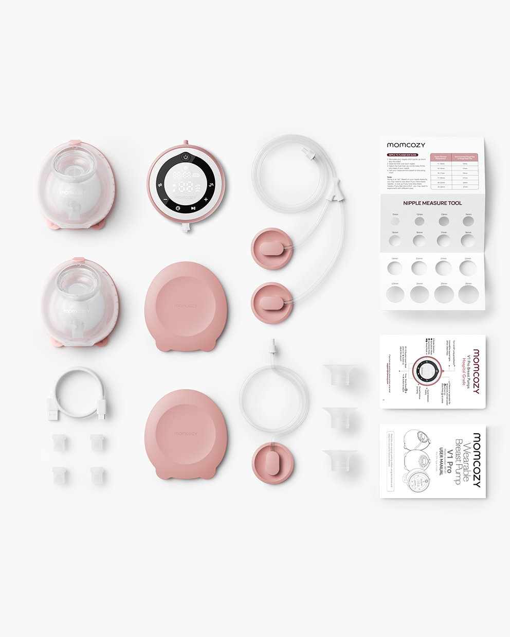 Momcozy V1 Pro breast pump box contents