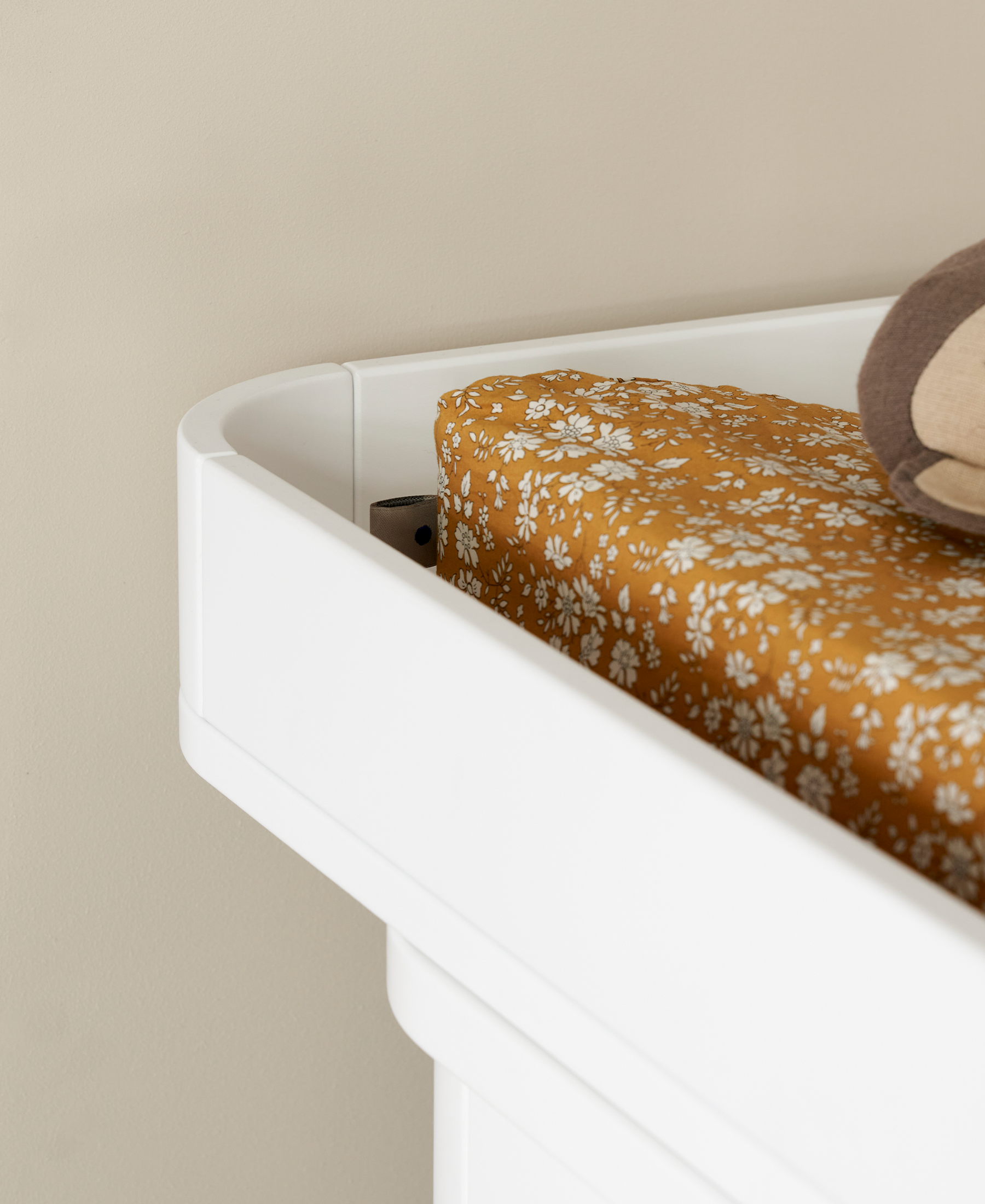 Wood Nursery Dresser 6 Drawers - White