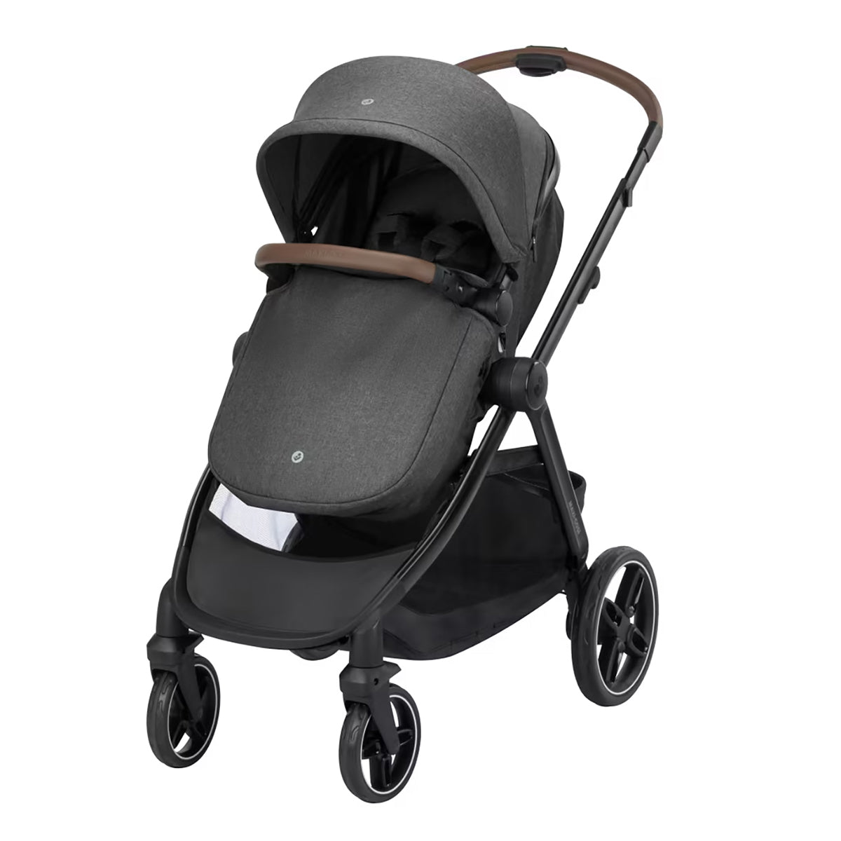 Zelia S Trio² Travel System: Zelia S Trio² Stroller + CabrioFix i-Size Car Seat + Nursery Bag - Dark Grey