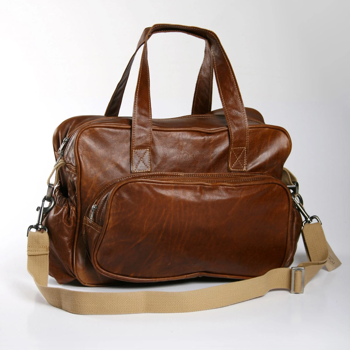 Thandana Baby Changing Bag - Genuine Leather - Hazelnut