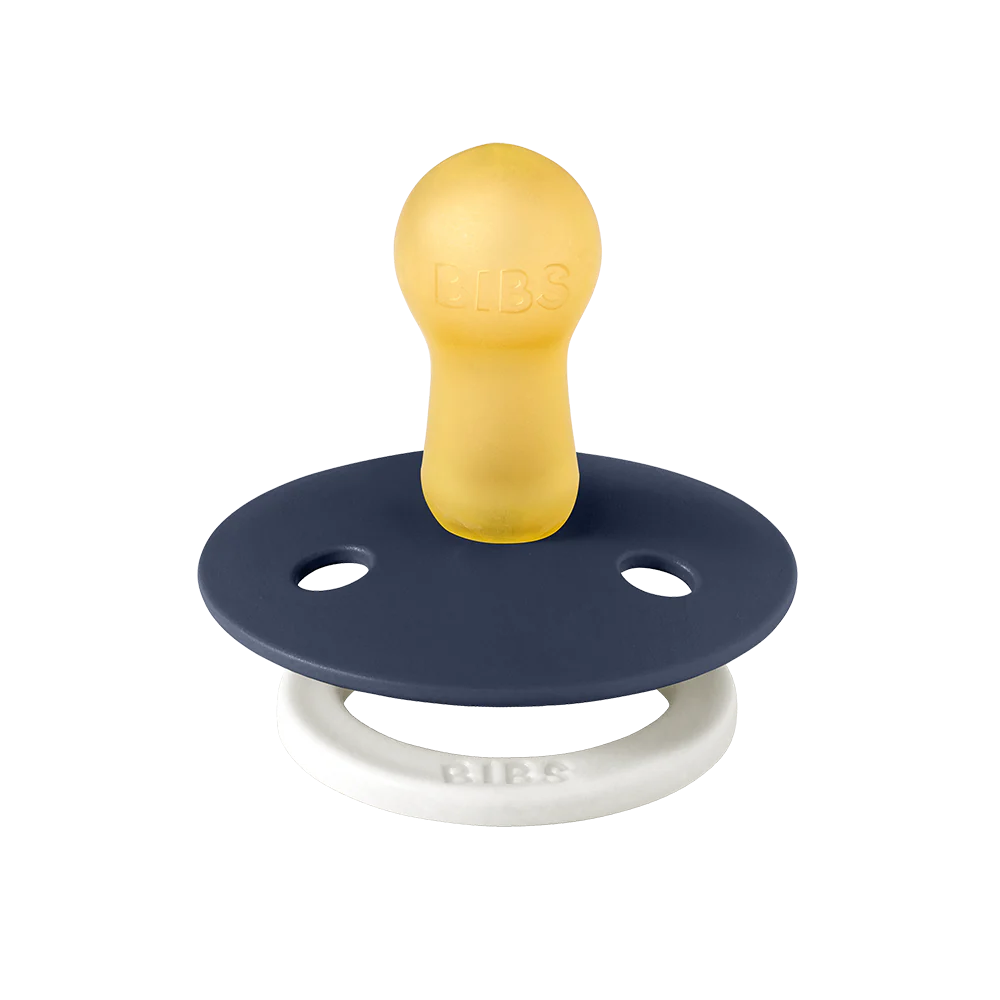 BIBS Colour Night Glow Pacifiers / Dummies - Deep Space