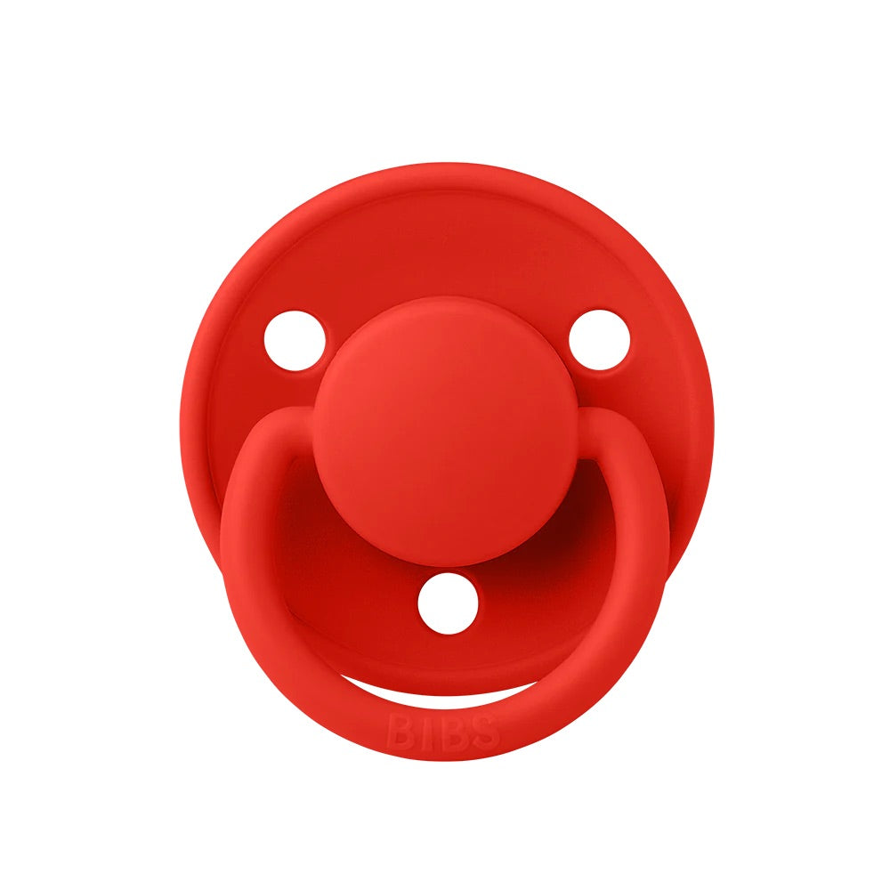 BIBS De Lux Pacifiers / Dummies - Candy Apple - Bubbadue