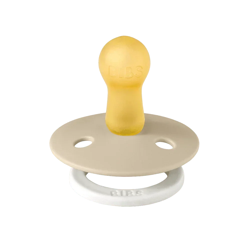 BIBS Colour GLOW Pacifier Vanilla - Bubbadue