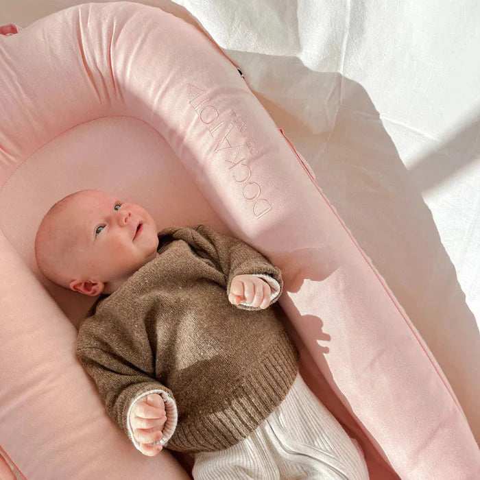 Deluxe+ Dock (0-8 months) - Blossom Chambray - Bubbadue