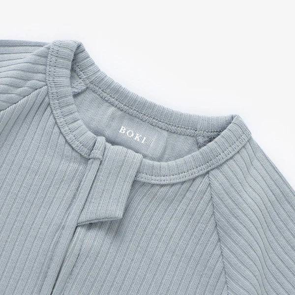 Organic Ribbed Summer Zipsuit - Baby Clothing (0-3 Months) - Bubbadue