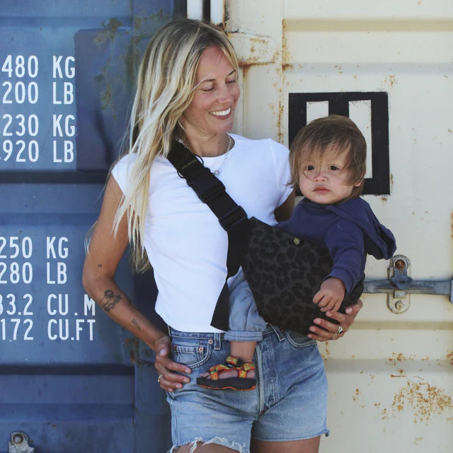 Wild Ride Toddler Carrier Grey Leopard