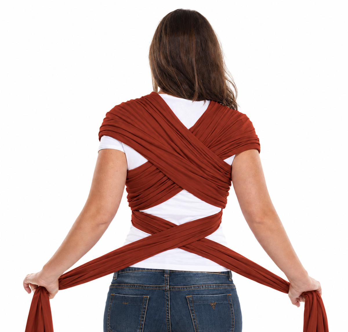 How to tie the NooNoo Pie Tie baby wrap, step 5
