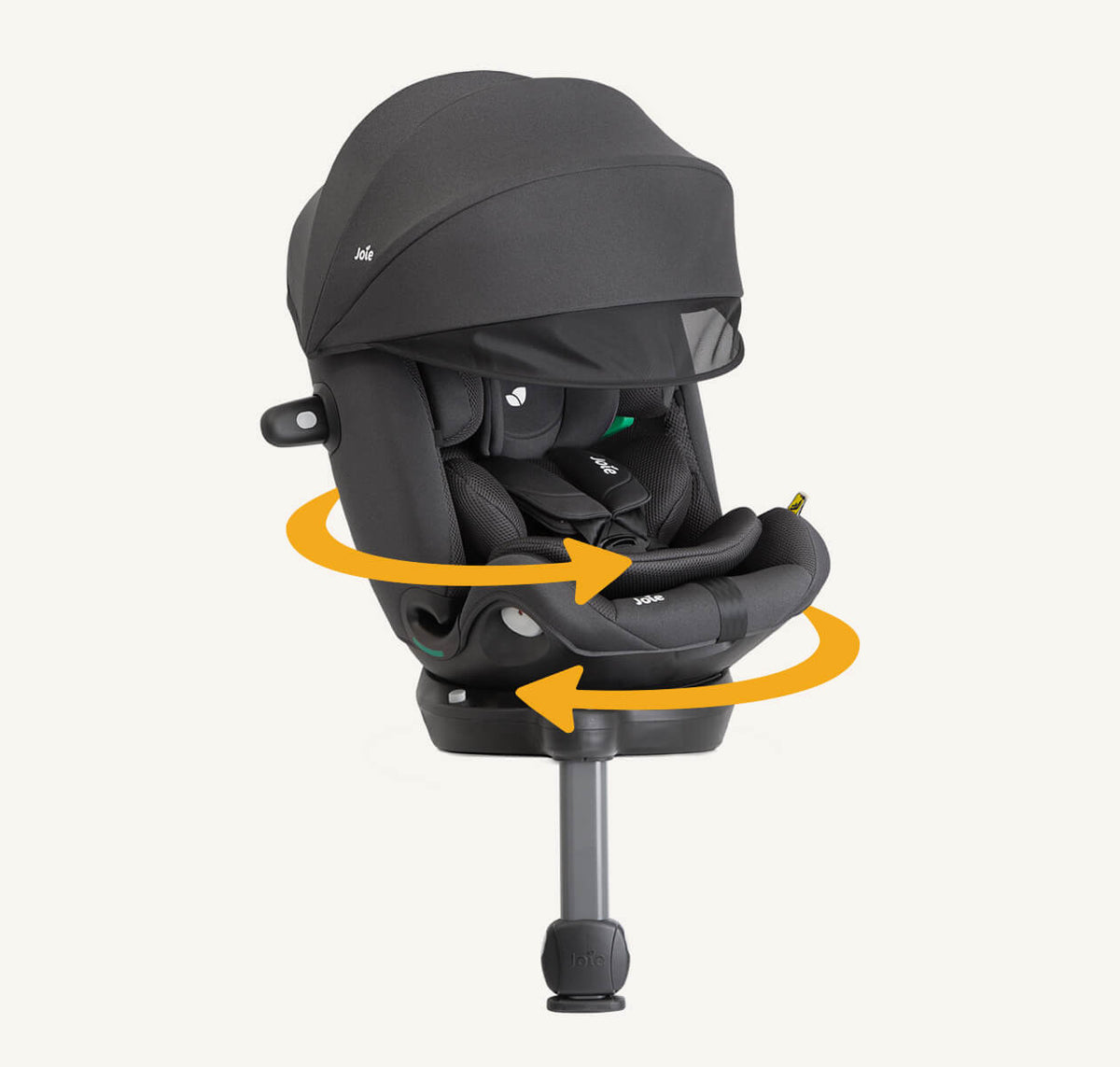 Joie i-Spin 360 Max with Canopy Spinning Car Seat - Mercury Mesh