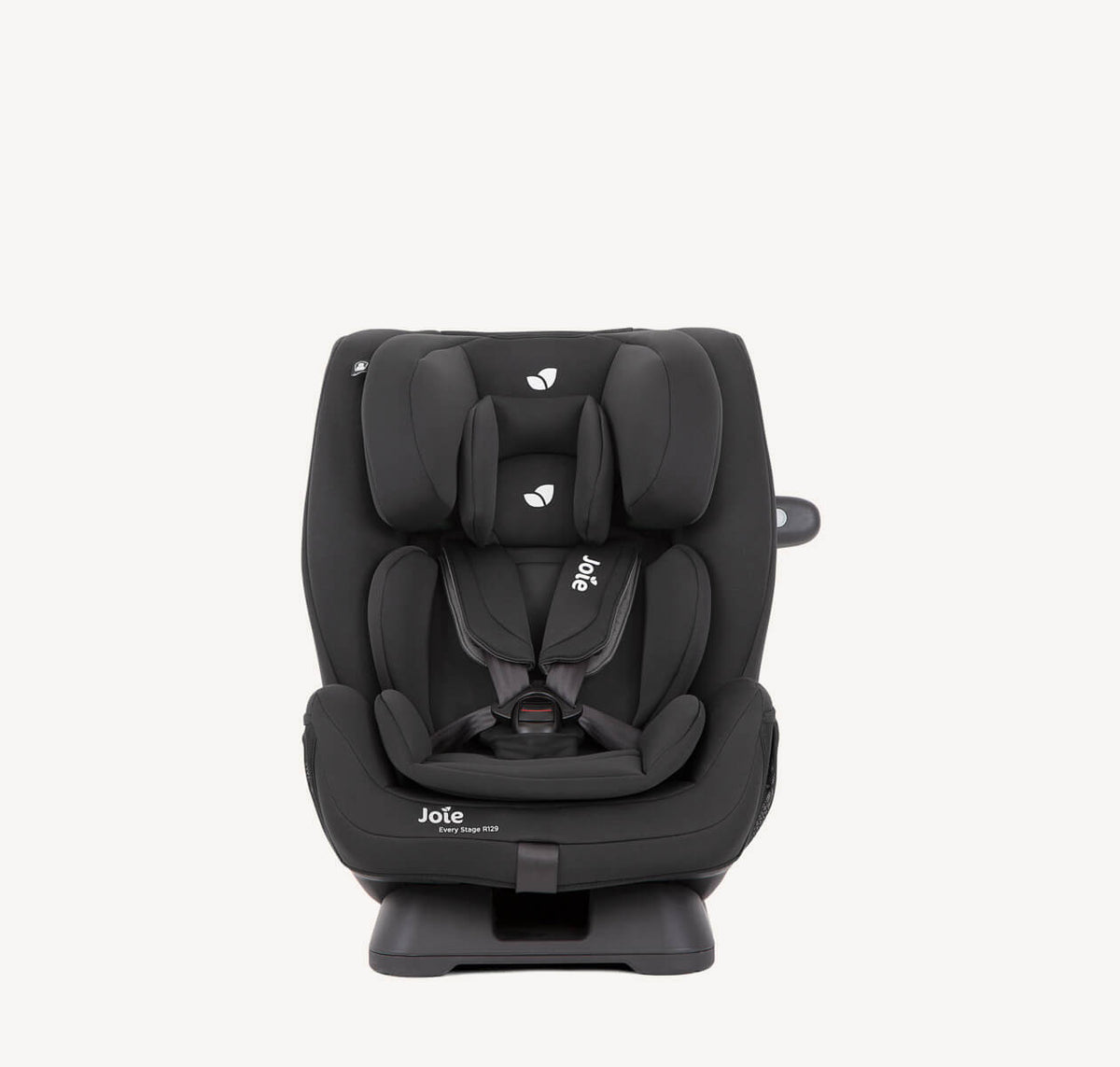 Joie Every Stage R129 car seat in Shale, toddler and child safety seat with adjustable harness and padded interior for comfort.