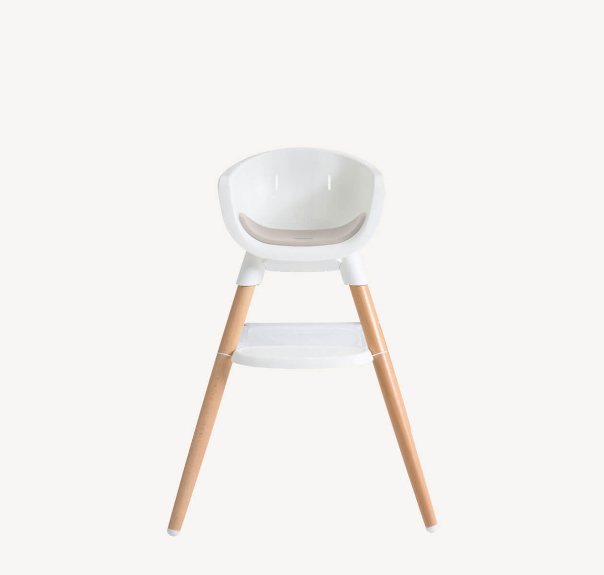 Joie Chestnut Mocha high chair with multi-mode design, featuring a sturdy frame and padded seat for comfortable feeding.