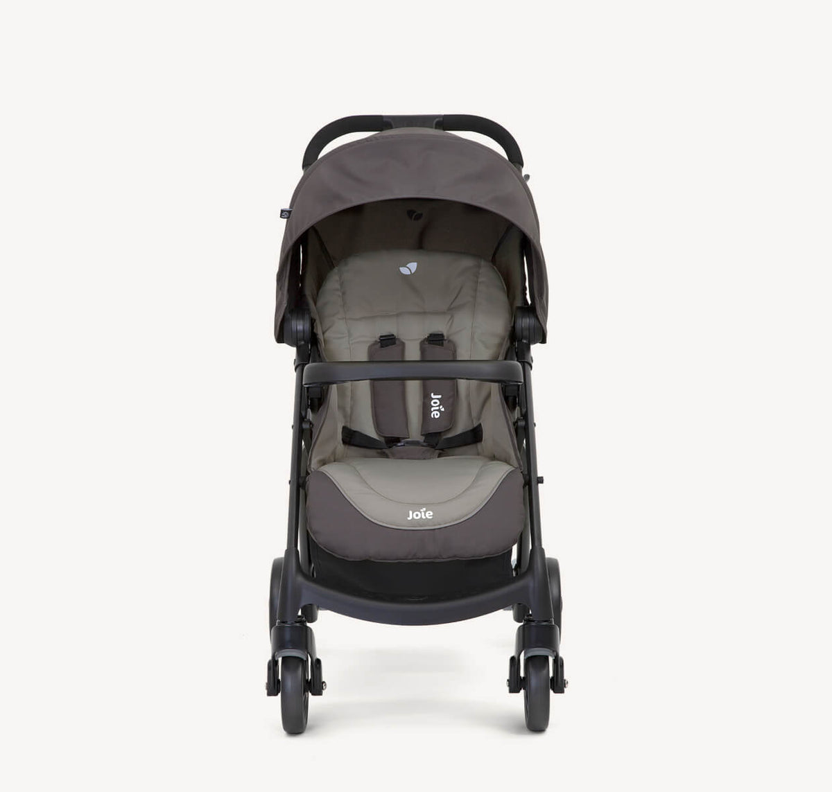 Joie Muze LX Travel System in Dark Pewter with stroller and car seat for convenient travel and everyday use.