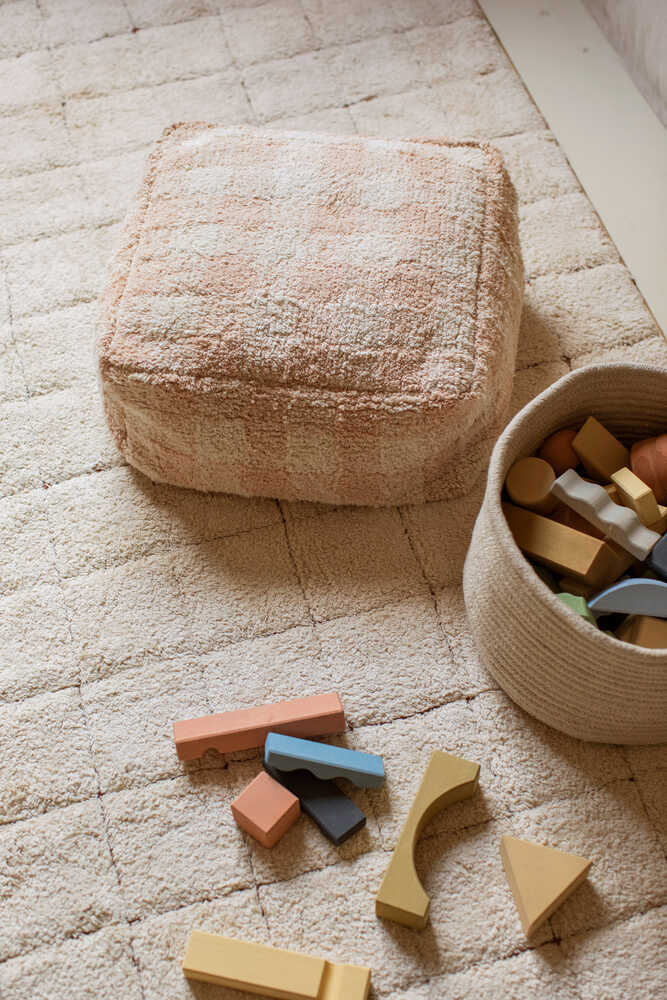 Lorena Canals Pouf Vichy - Rose