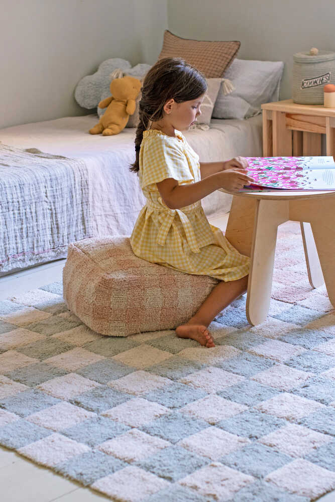 Lorena Canals Pouf Vichy - Rose