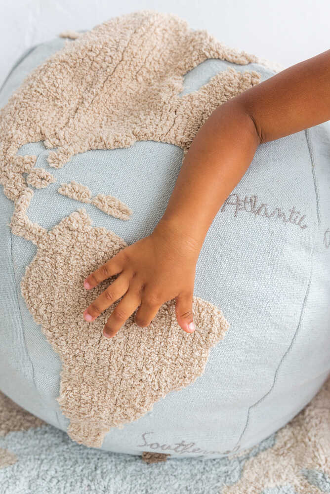 Lorena Canals Pouf World Map