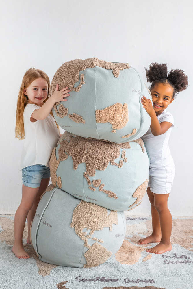 Lorena Canals Pouf World Map