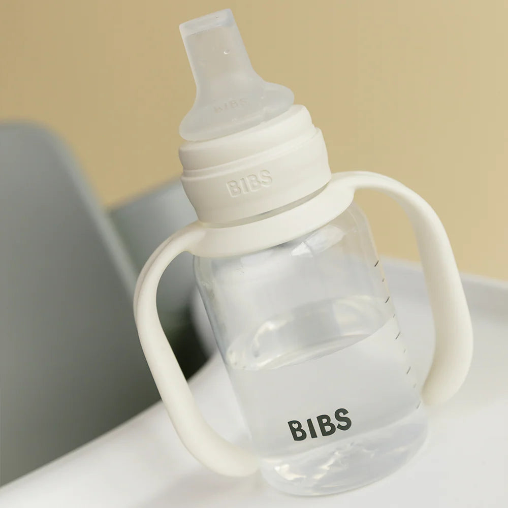 Ivory silicone sippy bottle spout for babies, 150 ml, designed for Gnash BIBS Baby Sippy Bottle, suitable for baby care.